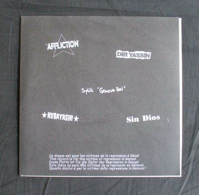 Affliction / Sin Dios / Dir Yassin / Kobayashi Vinyl EP Sampler / Second Hand