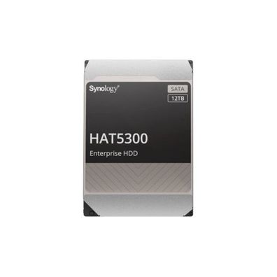 HAT5300-12T Synology, Festplatte, 3,5 Zoll, SATA 6Gb/ s, 12TB, 24x7 für Synology N