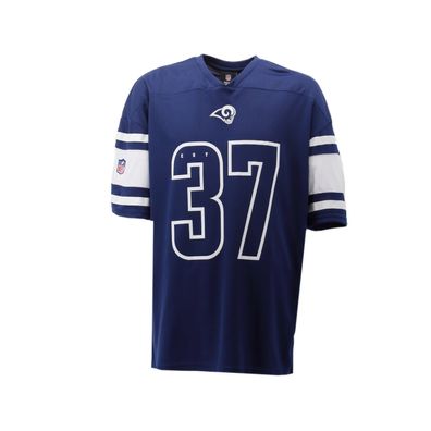 Fanatics NFL LA Los Angeles Rams Supporter kurzarm Herren T-Shirt Trikot Nr 37