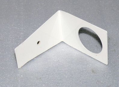 Metall Seiten Halterung in Weiß Mixomat Sylt Avital Glas Dusch säule paneel