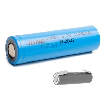 Akku JGNE 18650 1800mah -3,2 V - 5,4 A LIFEPO4 ( A123 ) mit Lötfahne U