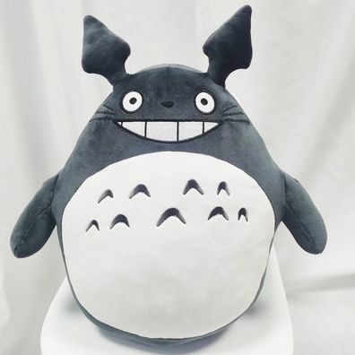 36x40cm Stofftier Puppe My Neighbor Totoro Plüschtier Spielzeug Doll Dunkelgrau