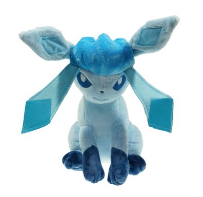 30cm Stofftier Puppe Pokémon Glaceon Plüschtier Spielzeug Geschenk Hellblau