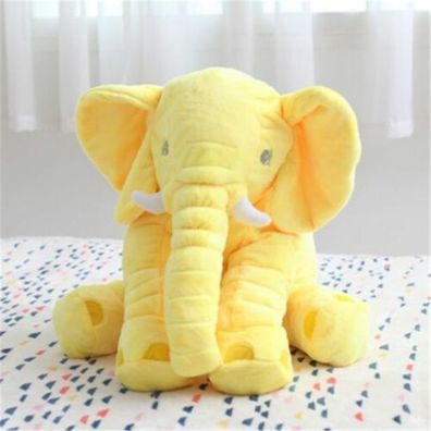 60cm Plüschtier Kinder Elefant Kissen Stofftier Kuscheltier Spielzeug Lila