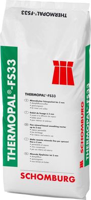 Schomburg Thermopal-fs33 25 kg Feinspachtel cremeweiß für Thermopal-sanierputze