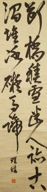 Kalligrafie Japanisches Rollbild Bildrolle Kunst Kakemono Gemälde Malerei 5007