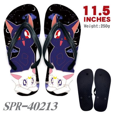 Sailor Moon#13 Flip Flops Damen Slippers Strandschuhe Luna Artemis Größe38-43