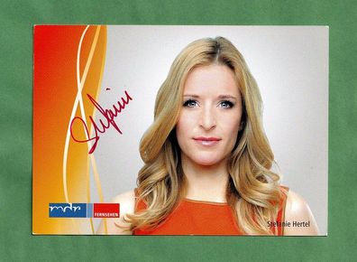 Stefanie Hertel - deutsche Sängerin , persönlich signiert (Autogrammkarte (2)