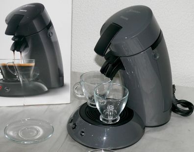 Philips Senseo HD6553/50 CAFE Kaffee Pad Automat Kaffeemaschine Dunkel Grau BKL