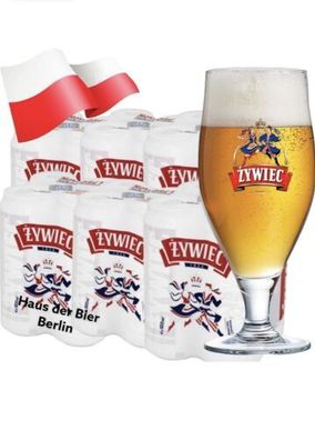 24x Bier "Zywiec" 5,6% Originalny 0,5l Dose ???? Pivo Beer