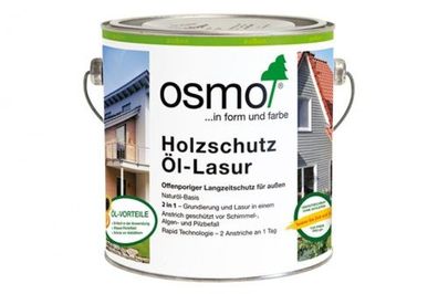 Osmo Holzschutz Öl-Lasur | Diverse Dekore, 2,5 Liter