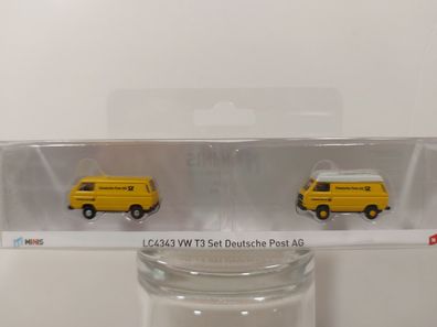 Lemke Minis LC4343 VW T3 2er Deutsche Post AG , Spur N, 1:160, Neuheit