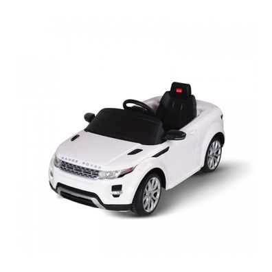 Rastar Ride-On Elektroauto Range Rover Evoque weiß für Kinder bis 30 kg fahrbar