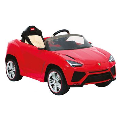 Rastar Ride-On Elektroauto Lamborghini Urus (rot) für Kinder bis 30 Kg fahrbar