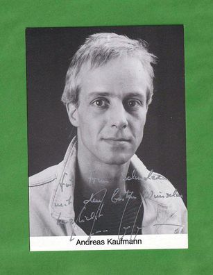 Klaus Kaufmann ( deutscher Schauspieler ) - persönlich signiert
