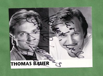 Thomas Bauer( deutscher Schauspieler ) - persönlich signiert