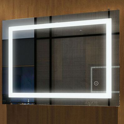 LED Badspiegel 80x60 cm 60x80 cm mit Touch LED Dimmbar Kalt + Warmweiß Spiegel