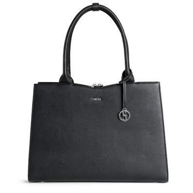 Socha Design Business bag Straight Line black - 14"-15.6", made from Nivodur