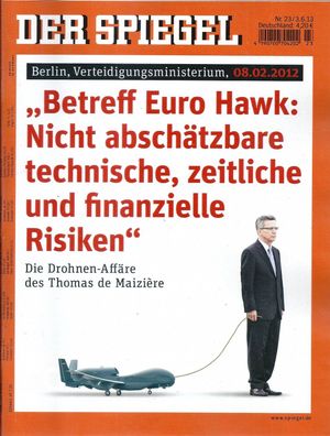 Der Spiegel Nr. 23 / 03.06.2013 Betreff Euro Hawk