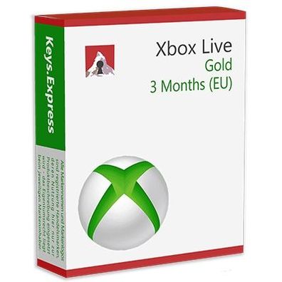 Xbox Live Gold Mitgliedschaft 3 Monate (EU)