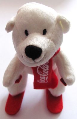 Coca Cola - Eisbär mit Skiern - 13 cm