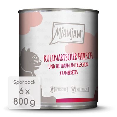 MjAMjAM ¦ kulinarischer Hirsch und Truthahn an frischen Cranberries - 12 x 800 g ...
