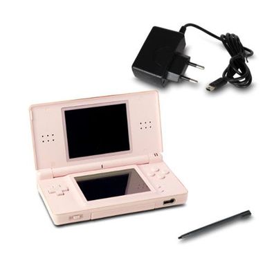 Nintendo DS Lite Konsole Rosa mit Ladekabel #74A