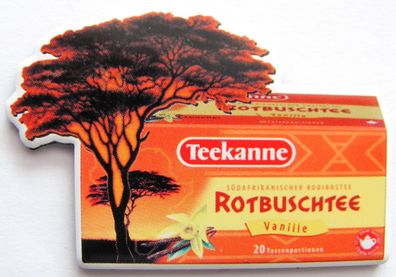 Teekanne - Kühlschrankmagnet - Rotbuschtee