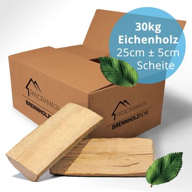 Eichenholz Brennholz Kaminholz Feuerholz trocken ofenfertig ca 25-30cm Eiche