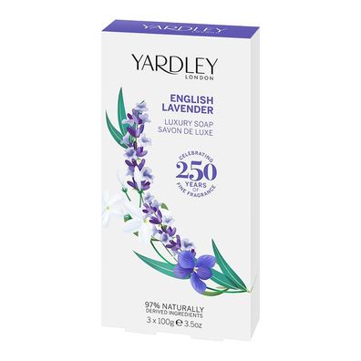 Yardley Seifen Lavendel 3er-Set