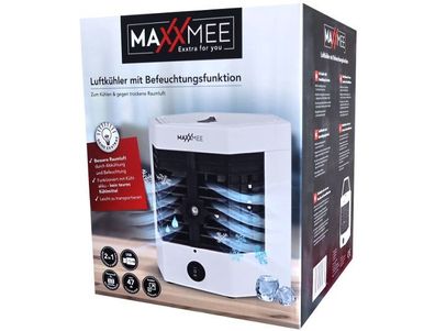 Maxxmee Luftkühler Ventilator Befeuchtung Klimaanlage Klimagerät Mobile Timer 4W
