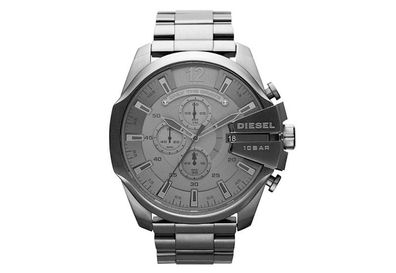 Diesel Armbanduhr DZ4282 XL Mega Chief Silver Edition Neu & Ovp