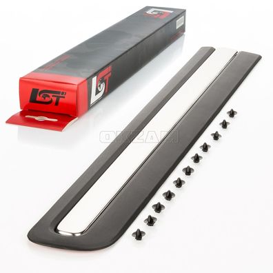 Zierleiste Schutzleiste Türleiste Seitenleiste schwarz / chrom VL für FIAT 500L
