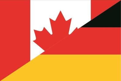 Aufkleber Fahne Flagge Kanada - Deutschland in verschiedene Größen
