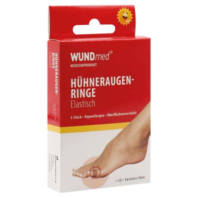WUNDmed® Hühneraugenringe extra weich hypoallergen 5 Stück/ Packung