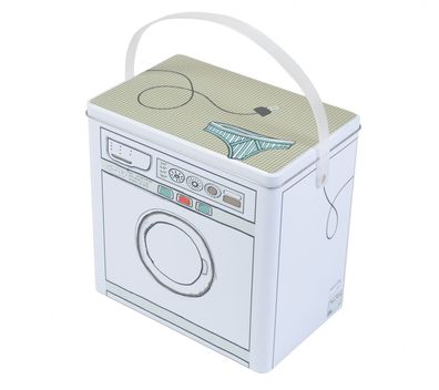 Waschmittelbox Metall Waschpulverbox Behälter Waschmittelbehälter Dose Büchse