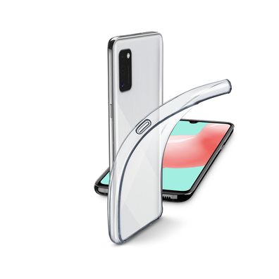 Cellularline Fine Klare Schutzhülle für Samsung Galaxy A41 Silikon Case Cover
