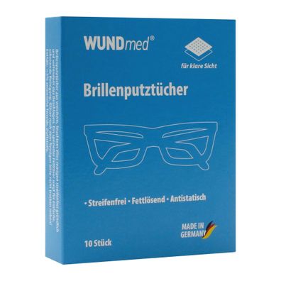 WUNDmed® Brillenputztücher 10 Stück/ Packung
