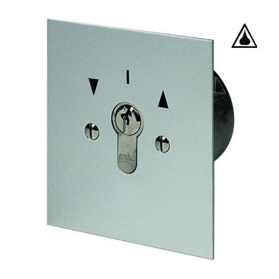 Miniatur - Schlüsseltaster Typ MSR1-2T mit 1 Tast-Kontakt, IP 54