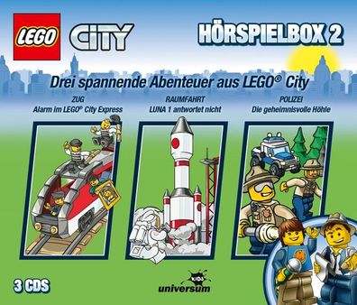 Lego City Hoerspiel Box 2 (F.4-6) Drei spannende Abenteuer aus LEGO