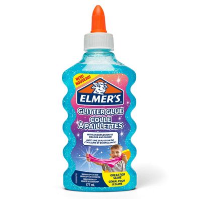 Elmer's Glitzerkleber, Blau, auswaschbar & Kinderfreundlich, 177ml. – Herstellung ...