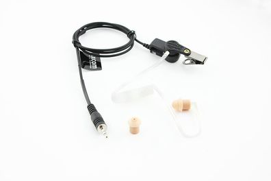 XEC-100S Security Ohrhörer mit Schallschlauch und 3,5mm Klinke