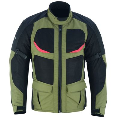 Motorrad Jacke kurze Softshell Motorradjacke - Rollerjacke mit Protektoren