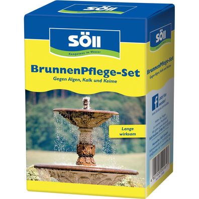 Söll Brunnen Pflege-Set Desinfektion & 
SpringbrunnenKlar je 250 ml