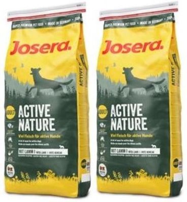 Josera Active Nature 2x15kg Doppelpack - Sparpaket : 2 X 15Kg