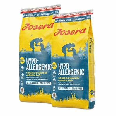 Josera Hypoallergenic Trockenfutter für Hunde - Sparpaket : 2 X 15Kg Doppelpack