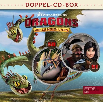 Dragons - Auf zu neuen Ufern - Doppel-Box. Folge.50 + 51, 2 Audio-CD