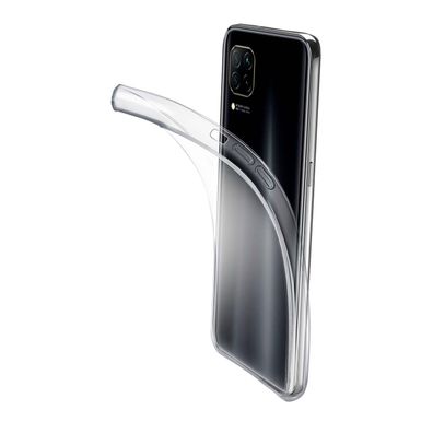 Cellularline Fine Huawei P40 Lite Silikon Case Handy Hülle Tasche Klar Weich Neu