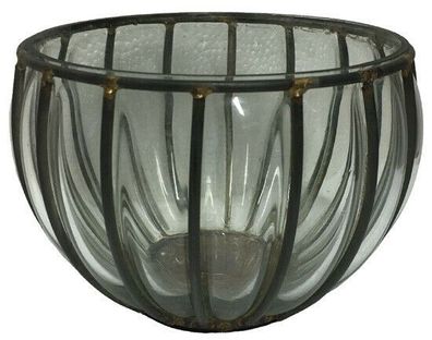 Windlicht Teelicht Teelichthalter Glas / Metall orientalisch Ø13 H9 Shabby