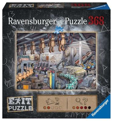 Ravensburger EXIT Puzzle 16484 In der Spielzeugfabrik 368 Teile Puz
